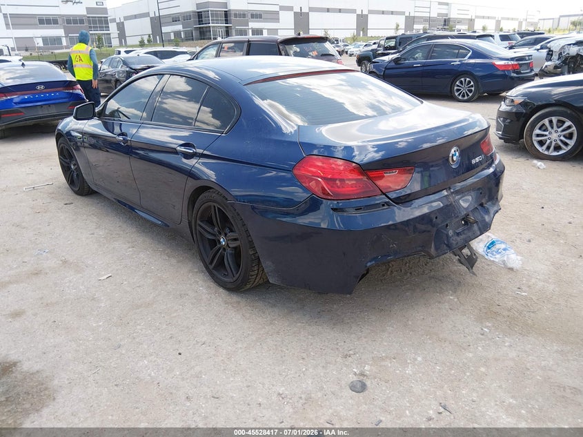 Vin: wba6b2c56fgb99028, lot: 46026661, bmw 650i gran coupe 20153