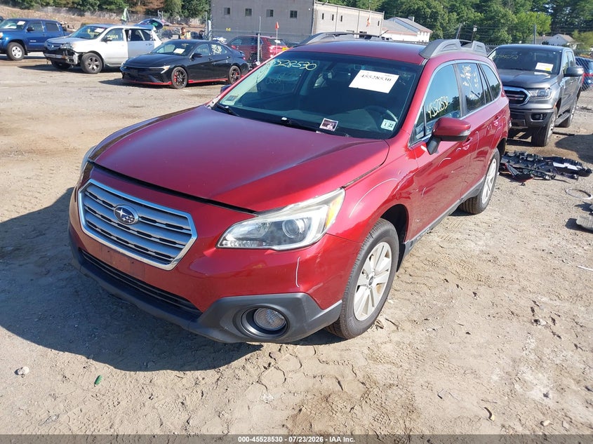 Vin: 4s4bsafc6h3349731, lot: 46026774, subaru outback 2.5i premium 20172