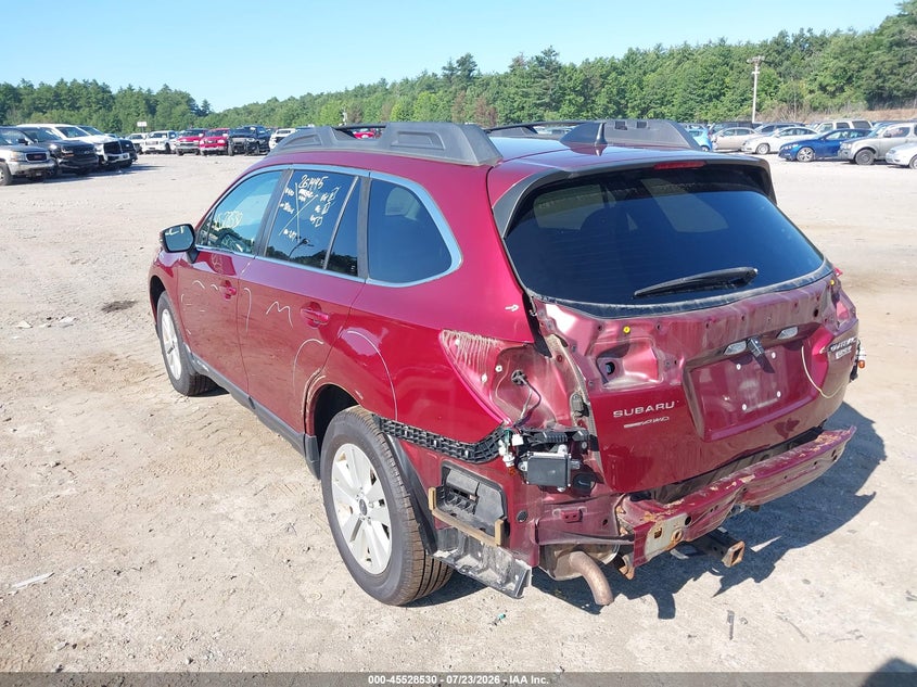 Vin: 4s4bsafc6h3349731, lot: 46026774, subaru outback 2.5i premium 20173