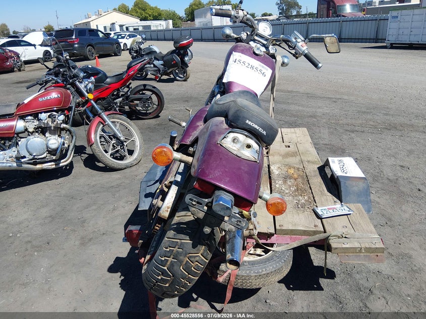 1988 Honda Vt600 C VIN: JH2PC2111JM000745 Lot: 45528556