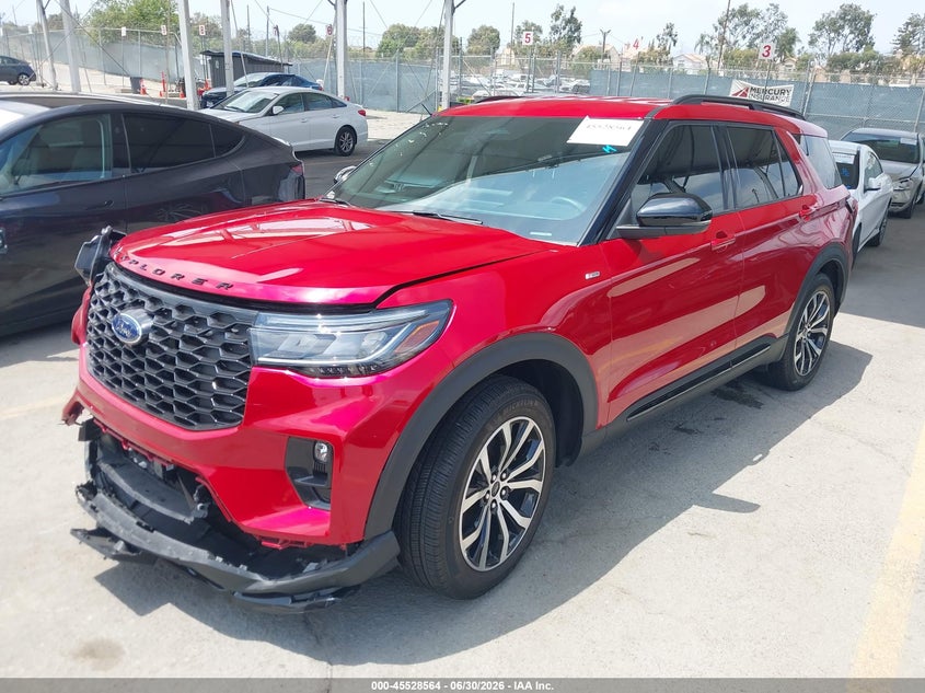 Vin: 1fmuk7kh4sga91755, lot: 46026808, ford explorer st-line 20252