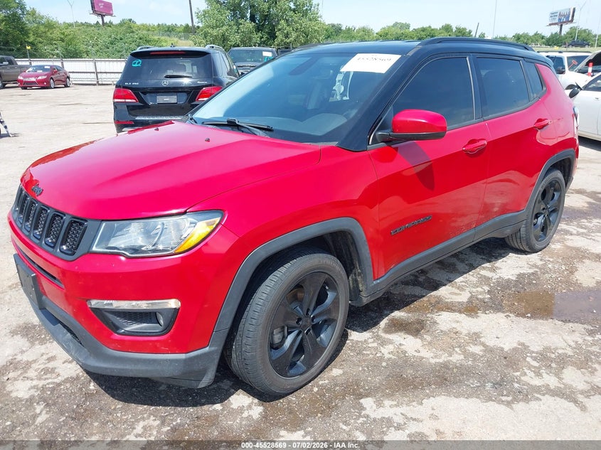 Vin: 3c4njcbb0lt117989, lot: 46026813, jeep compass altitude fwd 20202