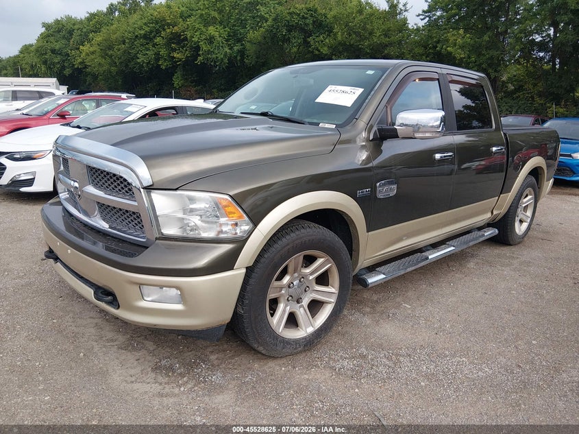 Vin: 1c6rd7pt5cs265162, lot: 46026869, ram 1500 laramie longhorn 20122