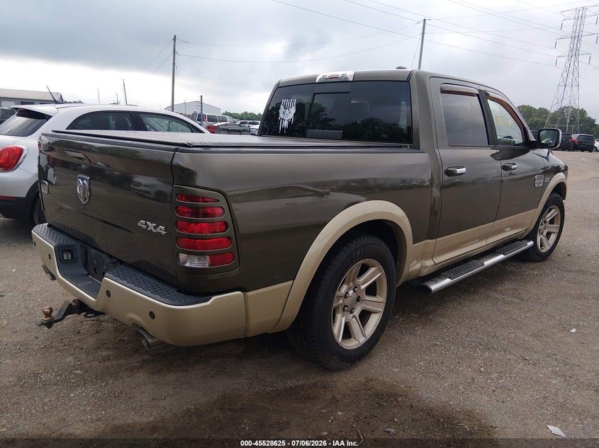 Vin: 1c6rd7pt5cs265162, lot: 46026869, ram 1500 laramie longhorn 20124