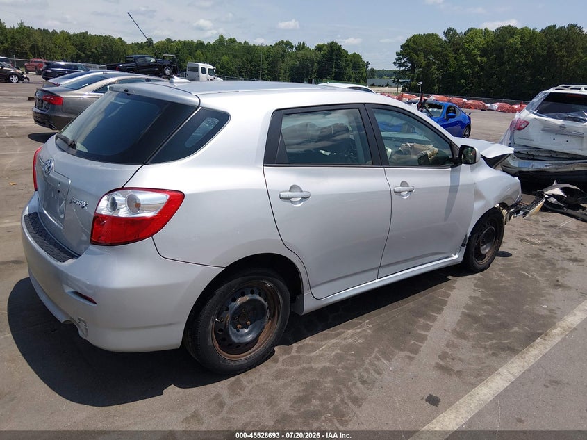 Vin: 2t1ku4ee8ac250666, lot: 46026937, toyota matrix 20104