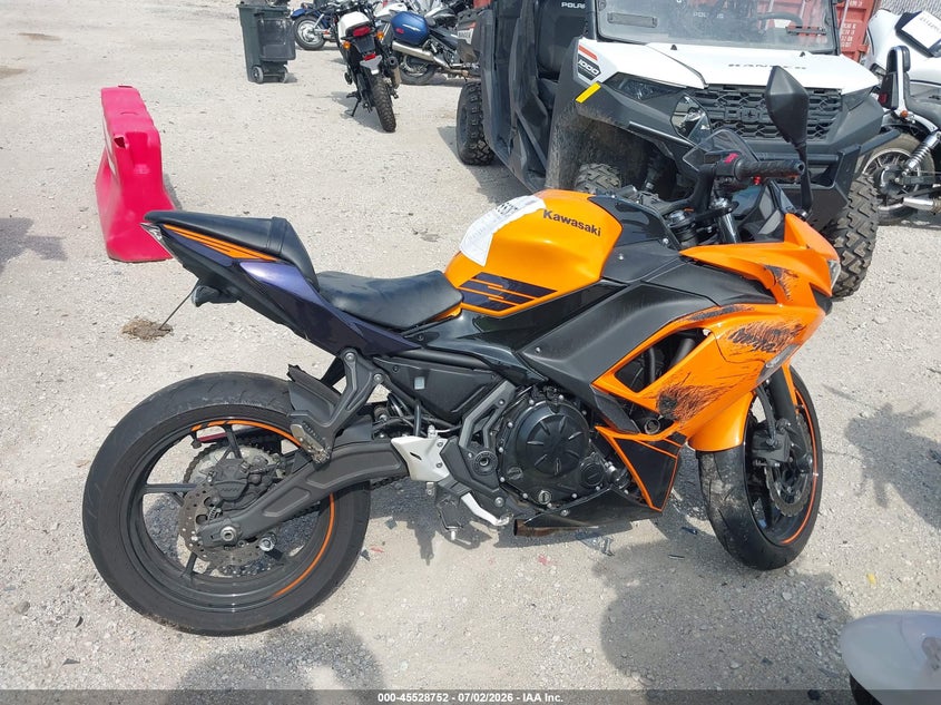 2025 Kawasaki Ex650 P VIN: ML5EXEP12SDAF7317 Lot: 45528752