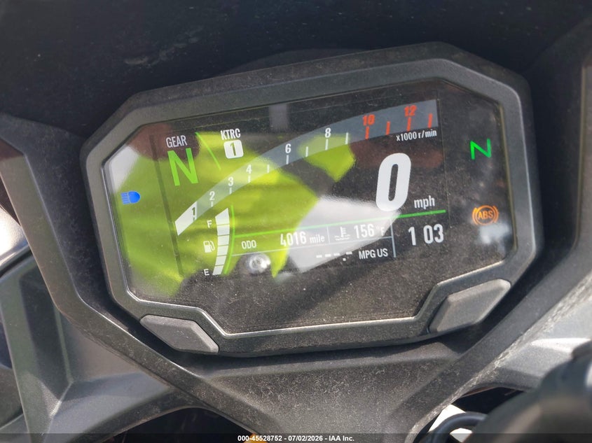 2025 Kawasaki Ex650 P VIN: ML5EXEP12SDAF7317 Lot: 45528752