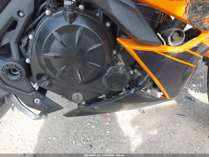 2025 Kawasaki Ex650 P VIN: ML5EXEP12SDAF7317 Lot: 45528752