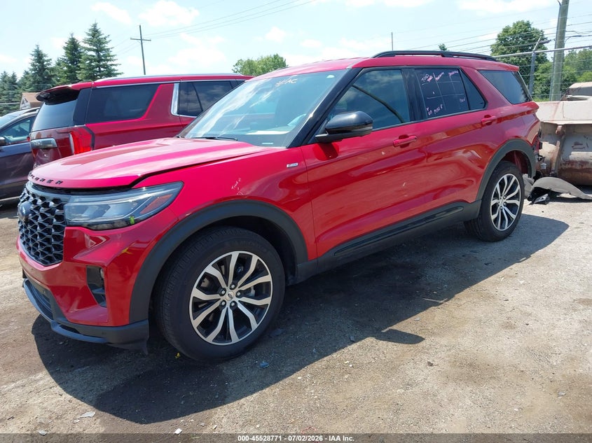 Vin: 1fmuk8kh3sgb32303, lot: 46027015, ford explorer st-line 20252