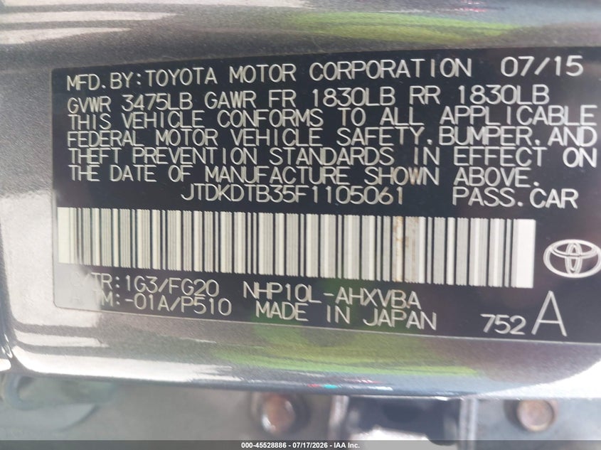 TOYOTA PRIUS C - zdjęcie 9