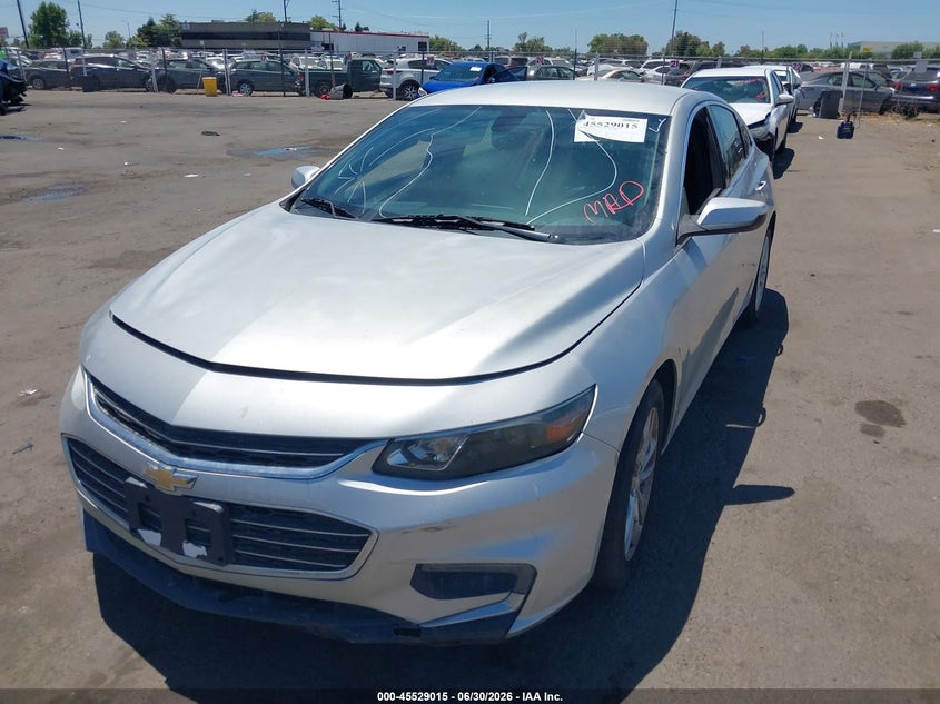 2017 Chevrolet Malibu, Front End, IAAI, VIN 1G1ZE5ST7HF159256 — photo 2