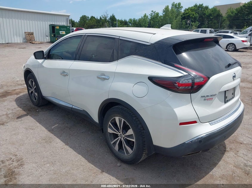 2020 NISSAN MURANO SPORT UTILITY VEHICLE 3.5L V-6 DOHC, VVT, 260HP