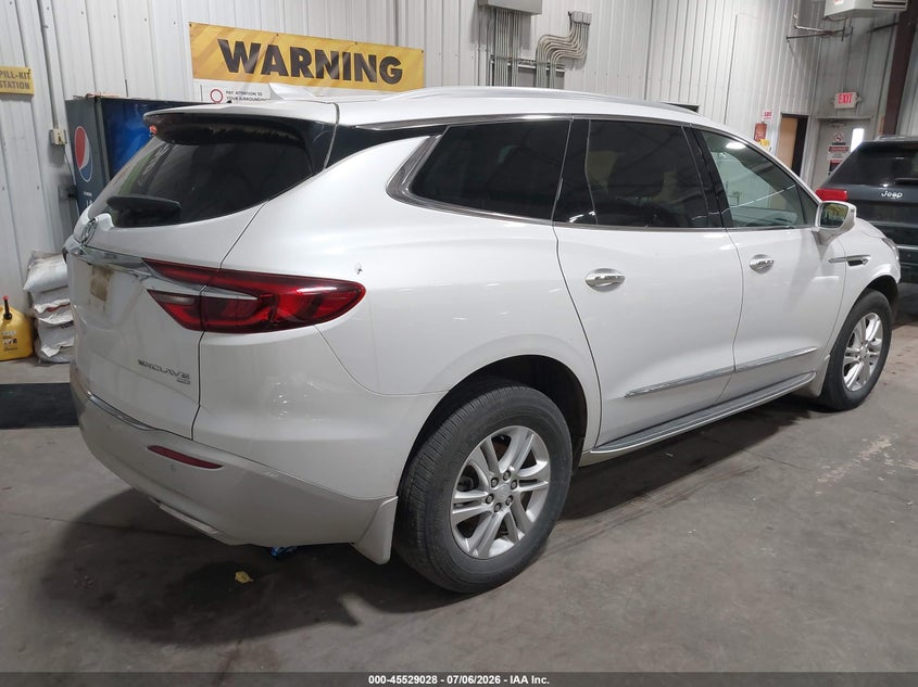 Vin: 5gaevbkw4kj169795, lot: 46027272, buick enclave awd premium 20194