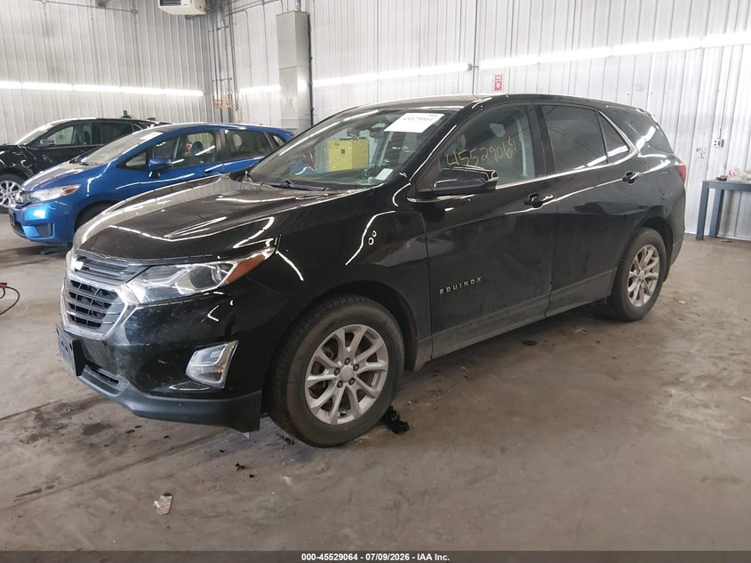 2018 Chevrolet Equinox, Град, IAAI, VIN 3GNAXJEV9JL300464 — фото 2