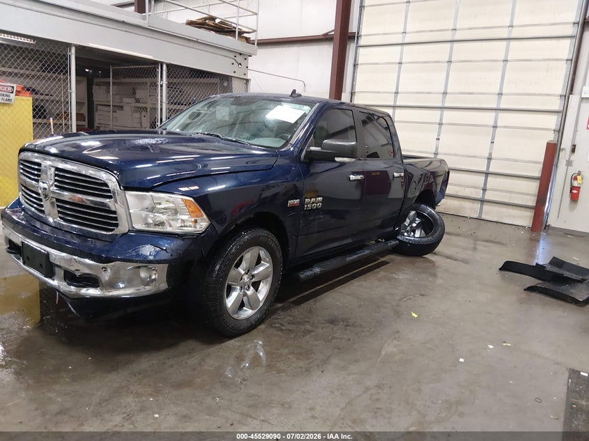 Vin: 3c6rr7lt8hg525270, lot: 46027334, ram 1500 big horn  4x4 5'7 box 20172