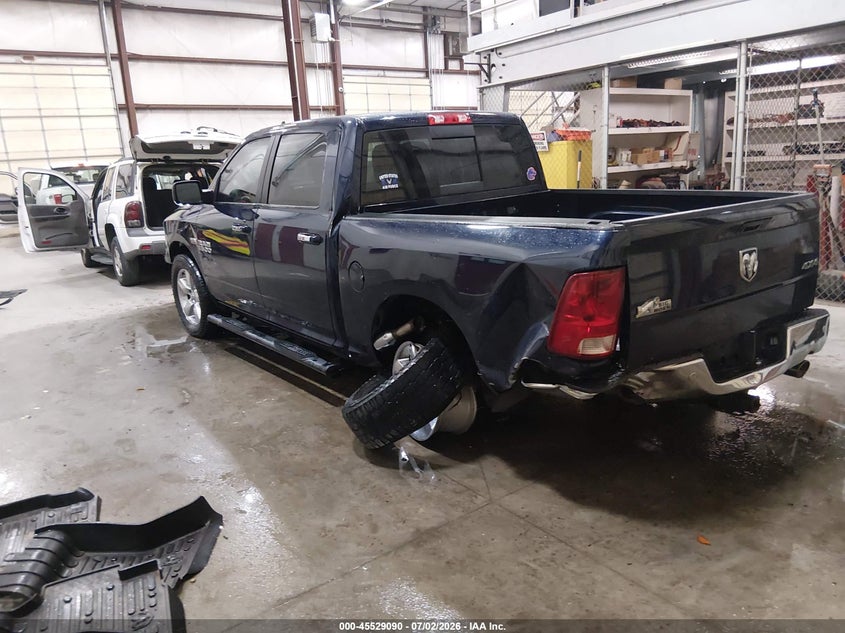 Vin: 3c6rr7lt8hg525270, lot: 46027334, ram 1500 big horn  4x4 5'7 box 20173