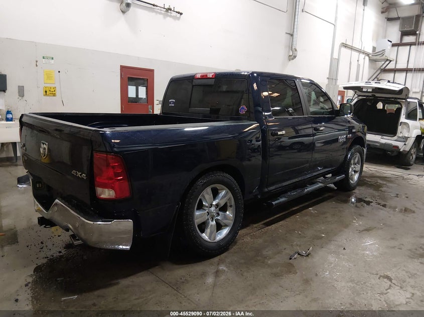 Vin: 3c6rr7lt8hg525270, lot: 46027334, ram 1500 big horn  4x4 5'7 box 20174