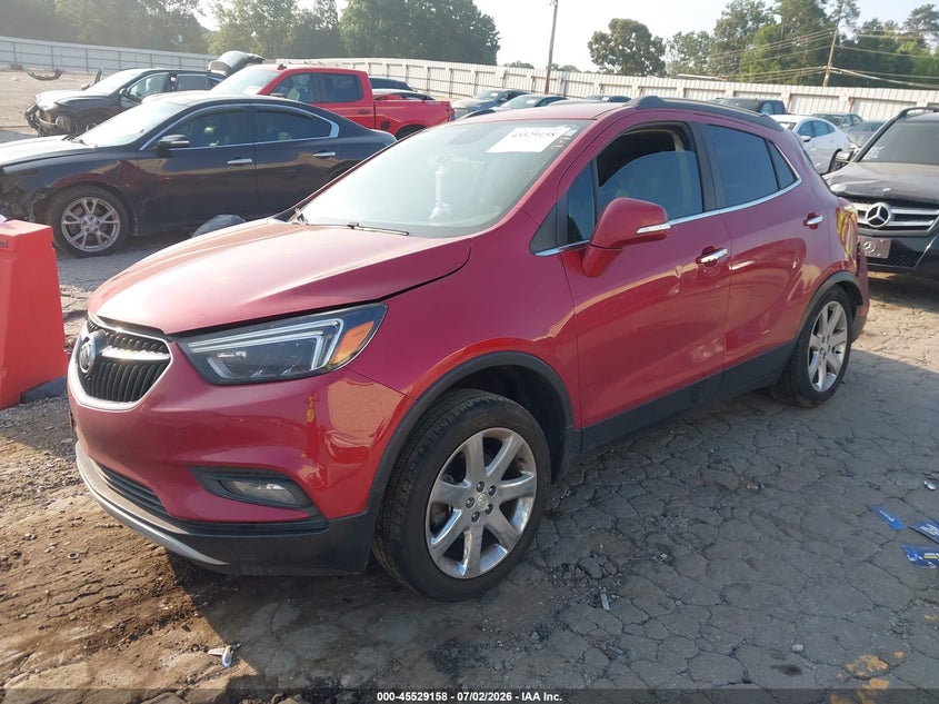 Vin: kl4cjcsbxhb155255, lot: 46027402, buick encore essence 20172