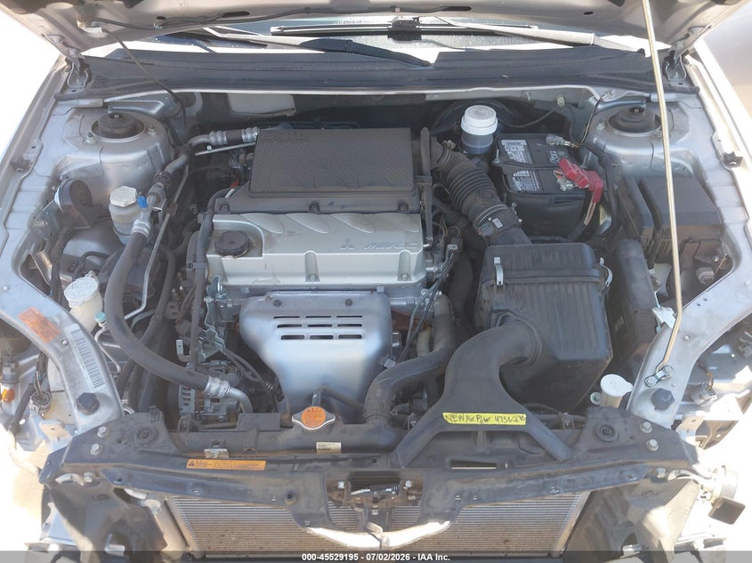 2010 Mitsubishi Galant Fe VIN: 4A32B2FF0AE004321 Lot: 45529195