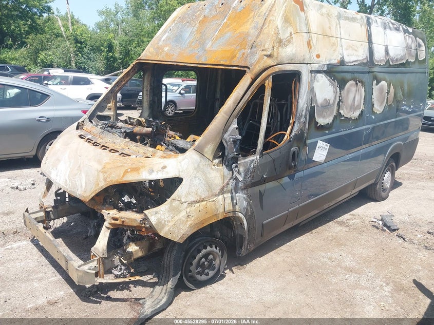 Vin: 3c6mrwaz2re131367, lot: 46027539, ram promaster 3500 delivery van bev tradesman 20242