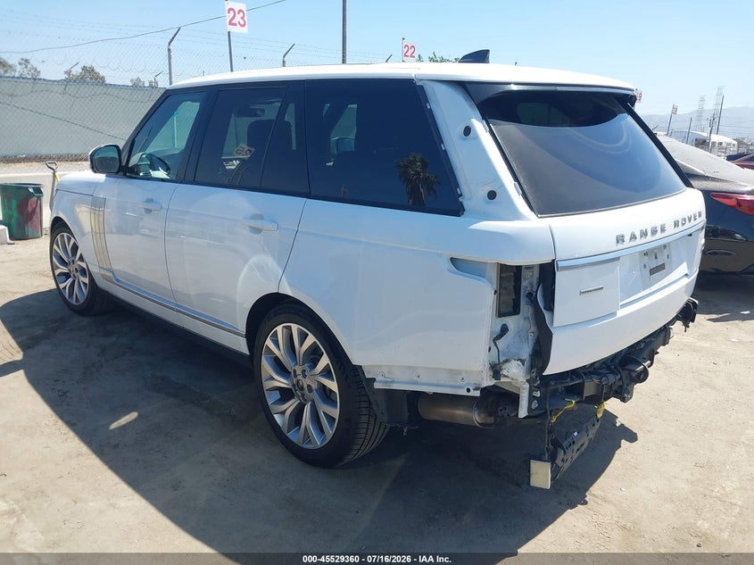 2018 LAND ROVER RANGE ROVER SPORT UTILITY VEHICLE 5.0L V-8 DI, DOHC, VVT, SUPERCHARGER, 518HP
