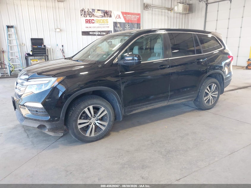 Vin: 5fnyf6h53gbo15236, lot: 46027611, honda pilot ex-l 20162