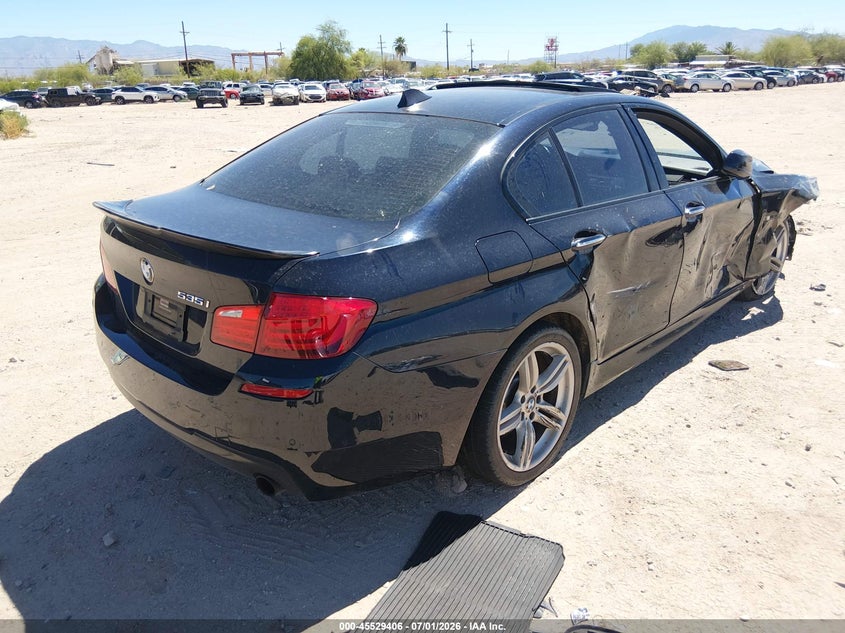 Vin: wbafr7c52bc607693, lot: 46027650, bmw 535i 20114
