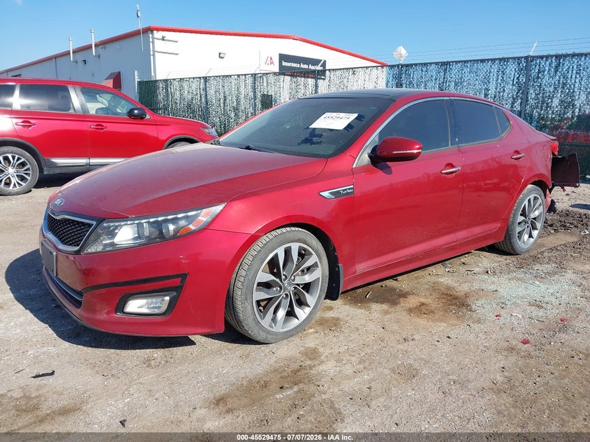 Vin: 5xxgr4a64fg495390, lot: 46027719, kia optima sx turbo 20152