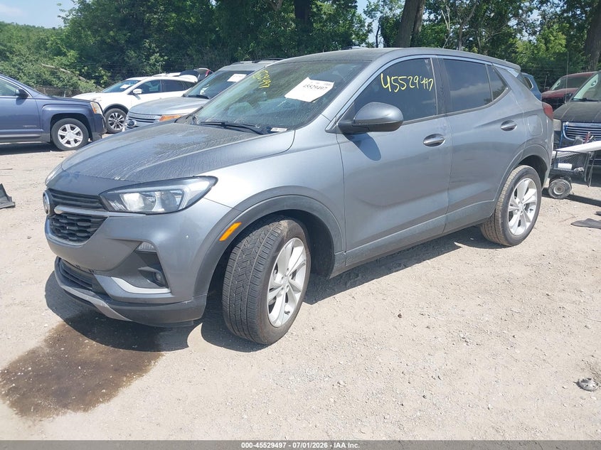 Vin: kl4mmbs24mb067737, lot: 46027741, buick encore gx fwd preferred 20212