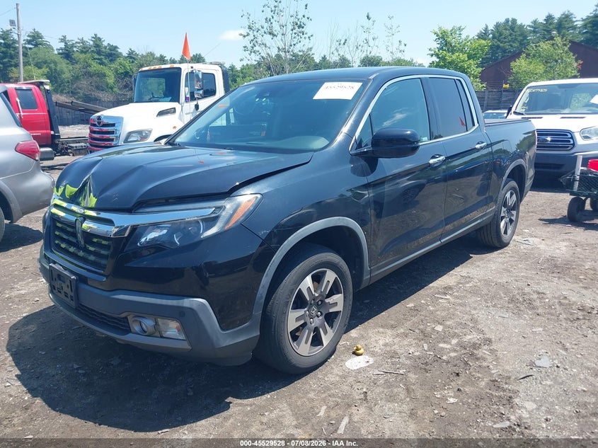 2019 Honda Ridgeline, Удар спереду, IAAI, VIN 5FPYK3F71KB037590 — фото 2