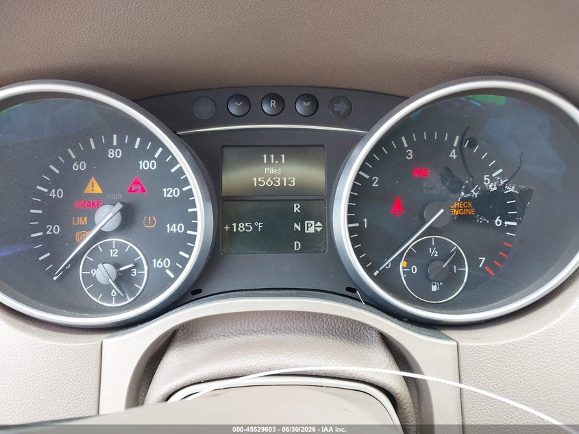 2009 Mercedes-Benz Ml 350 4Matic VIN: 4JGBB86E89A475631 Lot: 45529603