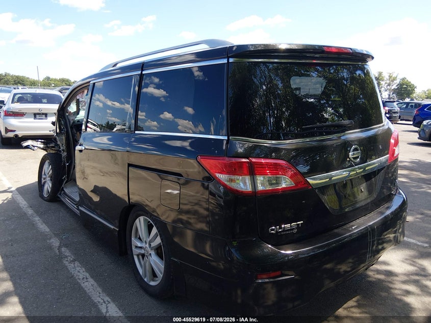 Vin: jn8ae2kp1c9046680, lot: 46027863, nissan quest le 20123
