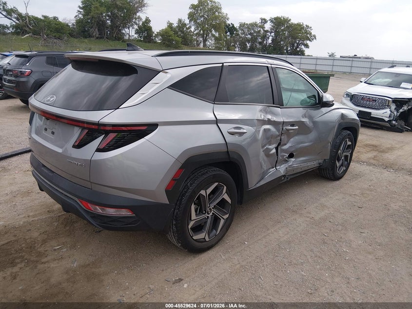 2022 HYUNDAI TUCSON HYBRID auction photo 4