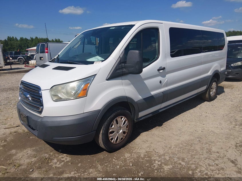 Vin: 1fbzx2zmxfkb01715, lot: 46027886, ford transit-350 xl/xlt 20152