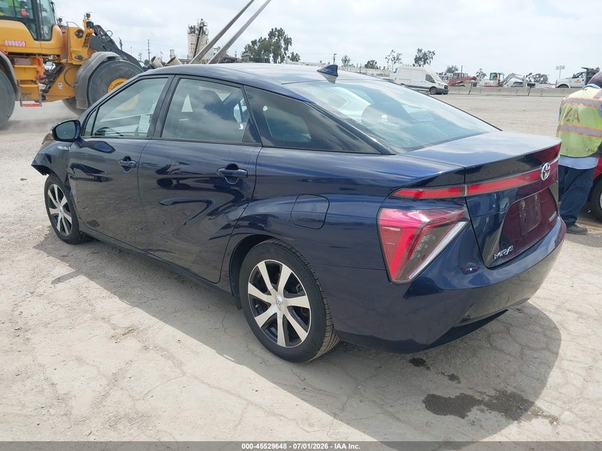 Vin: jtdbvrbd9ja004834, lot: 46027893, toyota mirai 20183