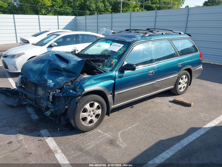 1998 Subaru Legacy, Front End, IAAI, VIN 4S3BG6859W7604461 — photo 2