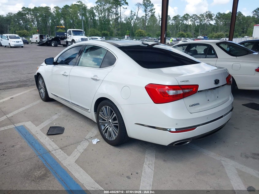 Vin: knaln4d72f5193743, lot: 46027954, kia cadenza premium 20153