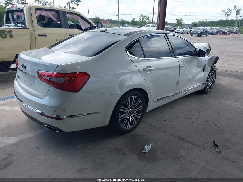 Vin: knaln4d72f5193743, lot: 46027954, kia cadenza premium 20154
