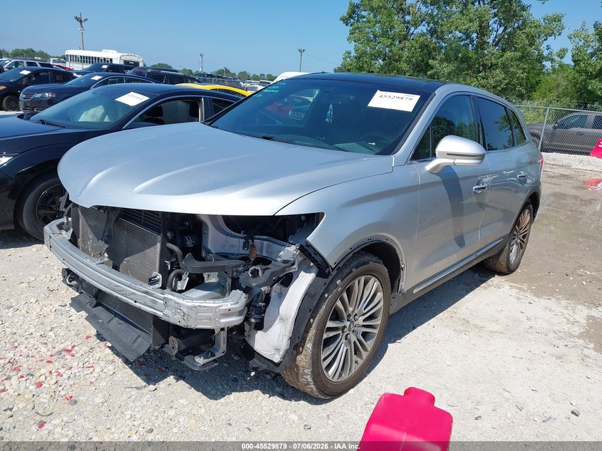 Vin: 2lmpj6lr1jbl12711, lot: 46028123, lincoln mkx reserve 20182