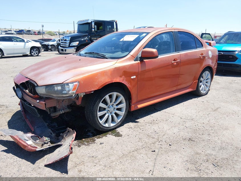 Vin: ja32u8fw8bu016447, lot: 46028124, mitsubishi lancer gts 20112