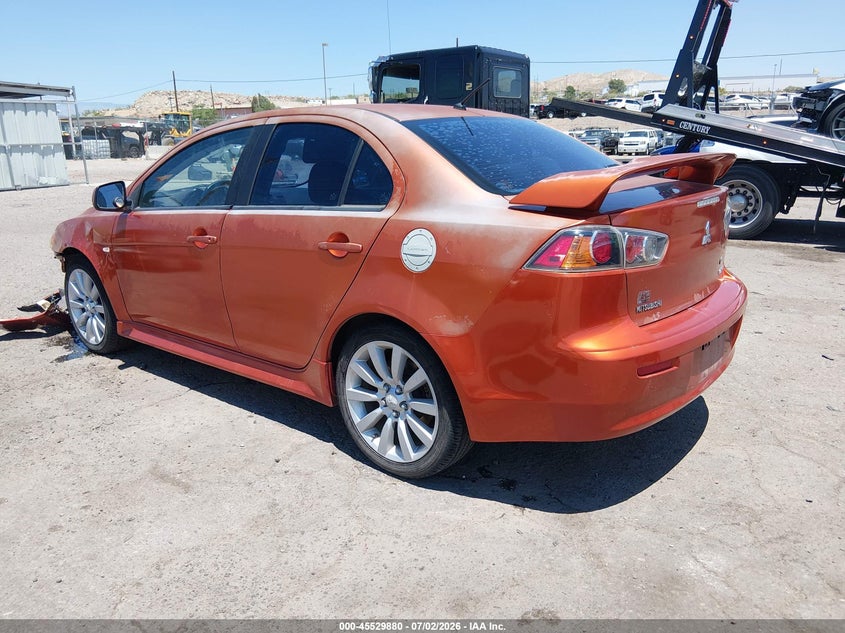 Vin: ja32u8fw8bu016447, lot: 46028124, mitsubishi lancer gts 20113