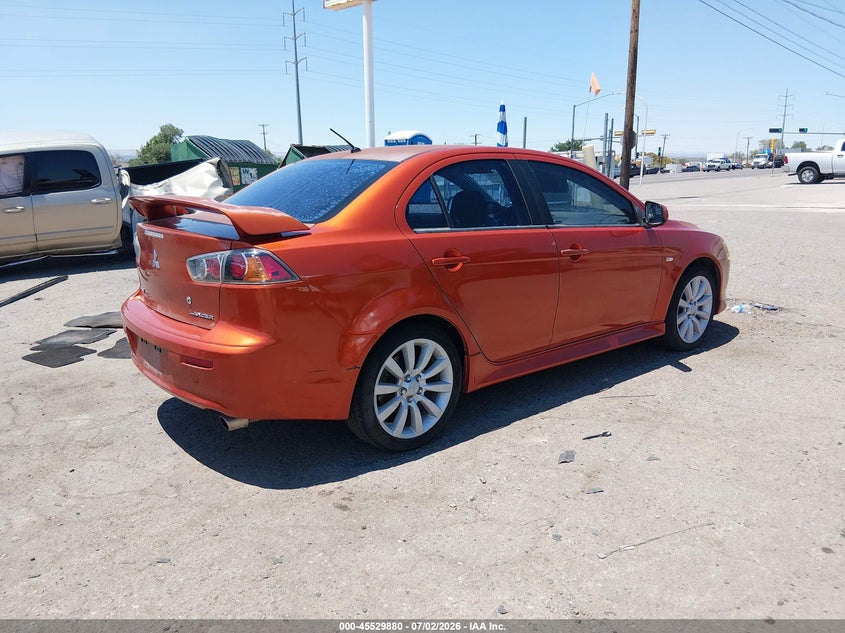 Vin: ja32u8fw8bu016447, lot: 46028124, mitsubishi lancer gts 20114