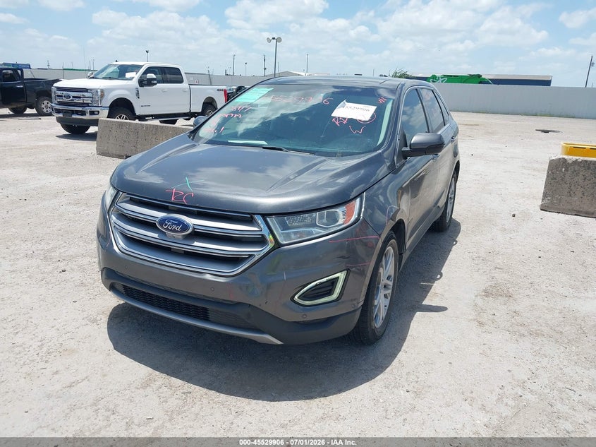 Vin: 2fmpk3k96gbb66632, lot: 46028150, ford edge titanium 20162