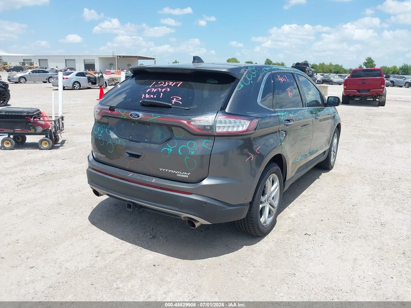 Vin: 2fmpk3k96gbb66632, lot: 46028150, ford edge titanium 20164