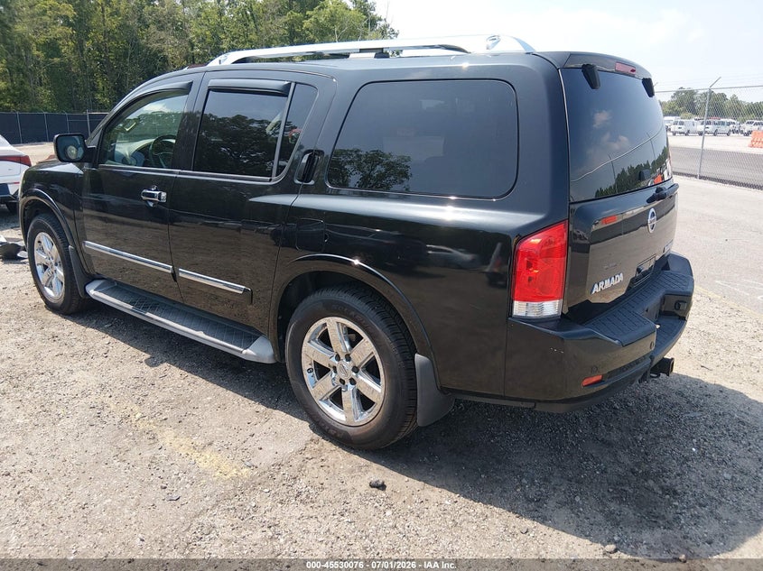 Vin: 5n1ba0ne8dn600327, lot: 46028320, nissan armada platinum 20133