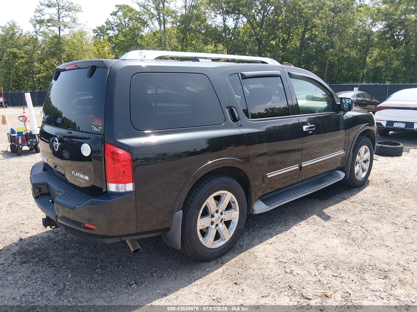 Vin: 5n1ba0ne8dn600327, lot: 46028320, nissan armada platinum 20134