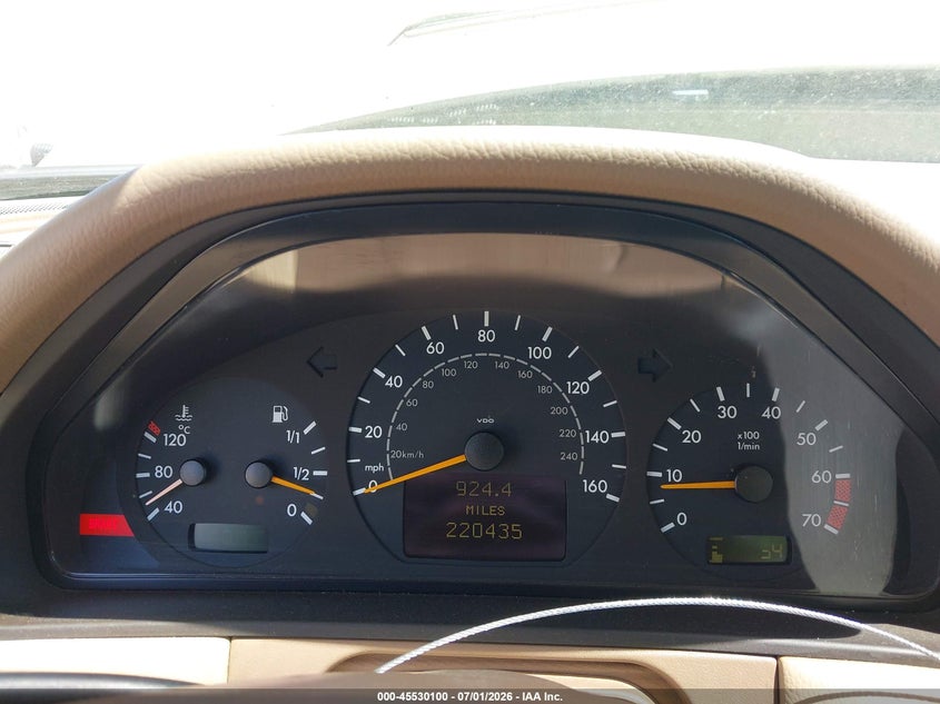 2001 MERCEDES-BENZ E 320 auction photo 7