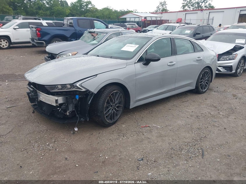 2022 Kia K5 Gt, Front End, IAAI, VIN 5XXG44J8XNG138567 — photo 2