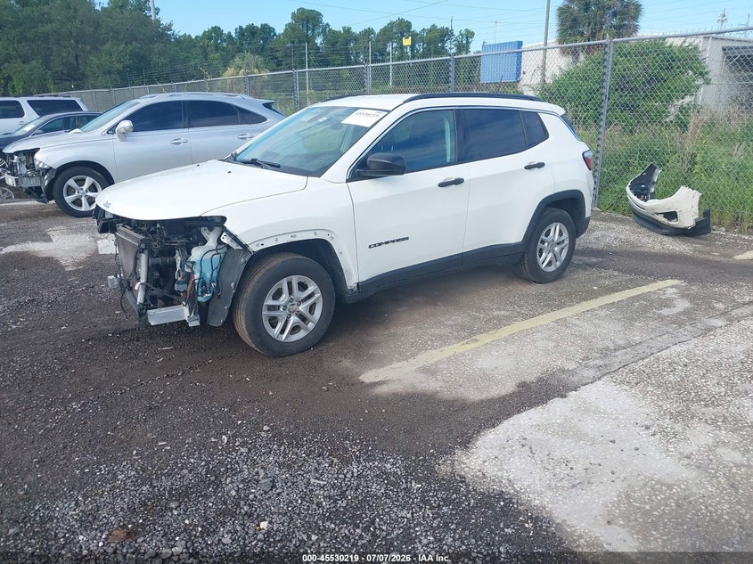 Vin: 3c4njcab4lt121688, lot: 46028463, jeep compass sport fwd 20202