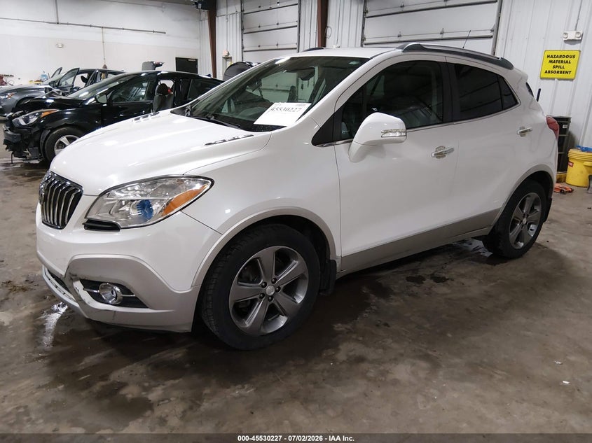 Vin: kl4cjbsb5eb784220, lot: 46028471, buick encore convenience 20142